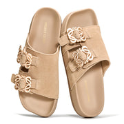 Project Cloud Women's | 100% Genuine Leather Sandals for Women | Plush & Soft Insole | Lightweight | Non-Slip - Velora - Project Cloud - Sandals -Shop Project Cloud premium footwear Now!