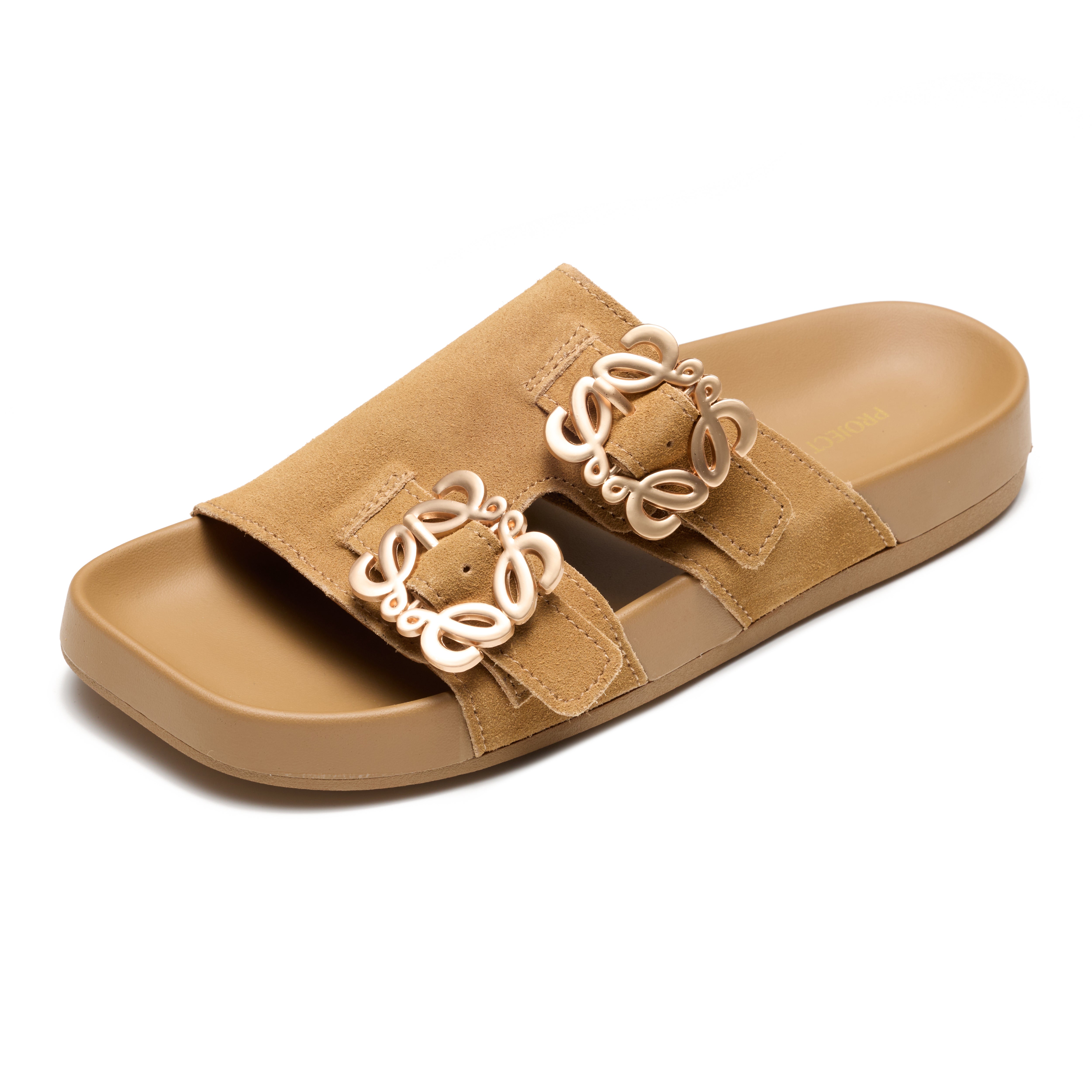 100% Genuine Leather Sandals for Women | Plush & Soft Insole