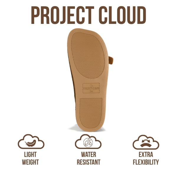 Project Cloud Women's | 100% Genuine Leather Sandals for Women | Plush & Soft Insole | Lightweight | Non-Slip - Velora - Project Cloud - Sandals -Shop Project Cloud premium footwear Now!