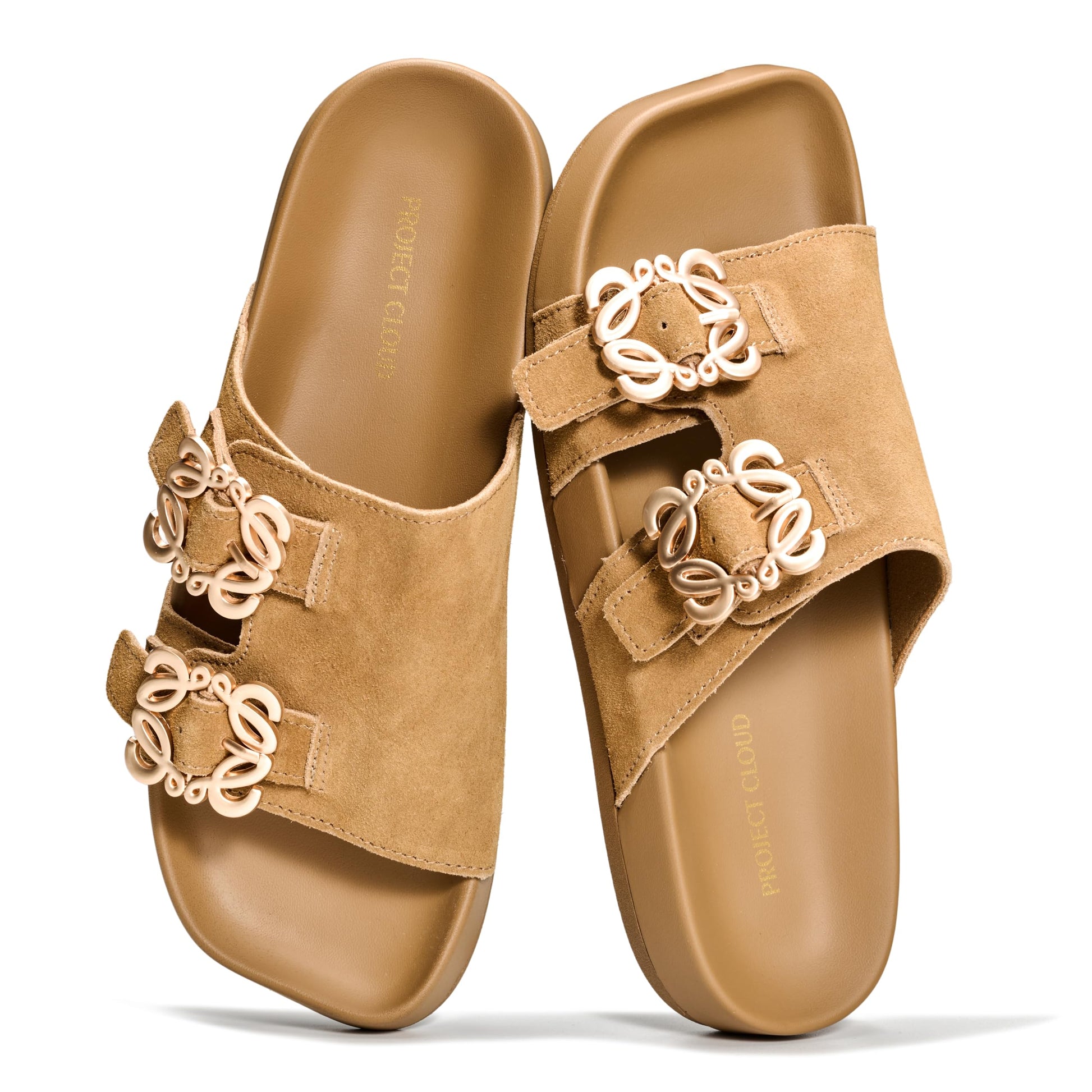 Project Cloud Women's | 100% Genuine Leather Sandals for Women | Plush & Soft Insole | Lightweight | Non-Slip - Velora - Project Cloud - Sandals -Shop Project Cloud premium footwear Now!