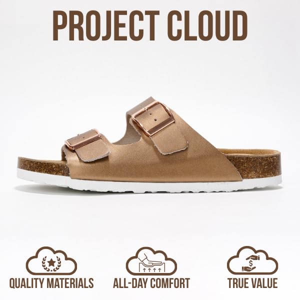 Project Cloud Women's | 100% Genuine Leather Womens Sandals | Memory Foam | Lightweight | Non-Slip - Venita
