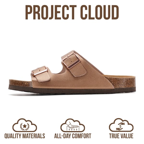 Project Cloud Women's | 100% Genuine Leather Womens Sandals | Memory Foam | Lightweight | Non-Slip - Venita