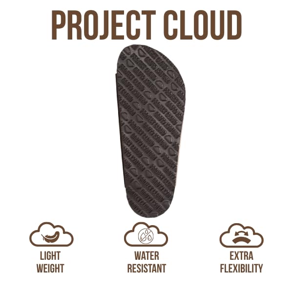 Sandalias Venita de Project Cloud: cómodas y ajustables de cuero para mujer 