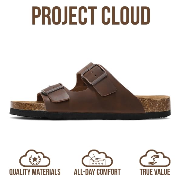 Project Cloud Women's | 100% Genuine Leather Womens Sandals | Memory Foam | Lightweight | Non-Slip - Venita
