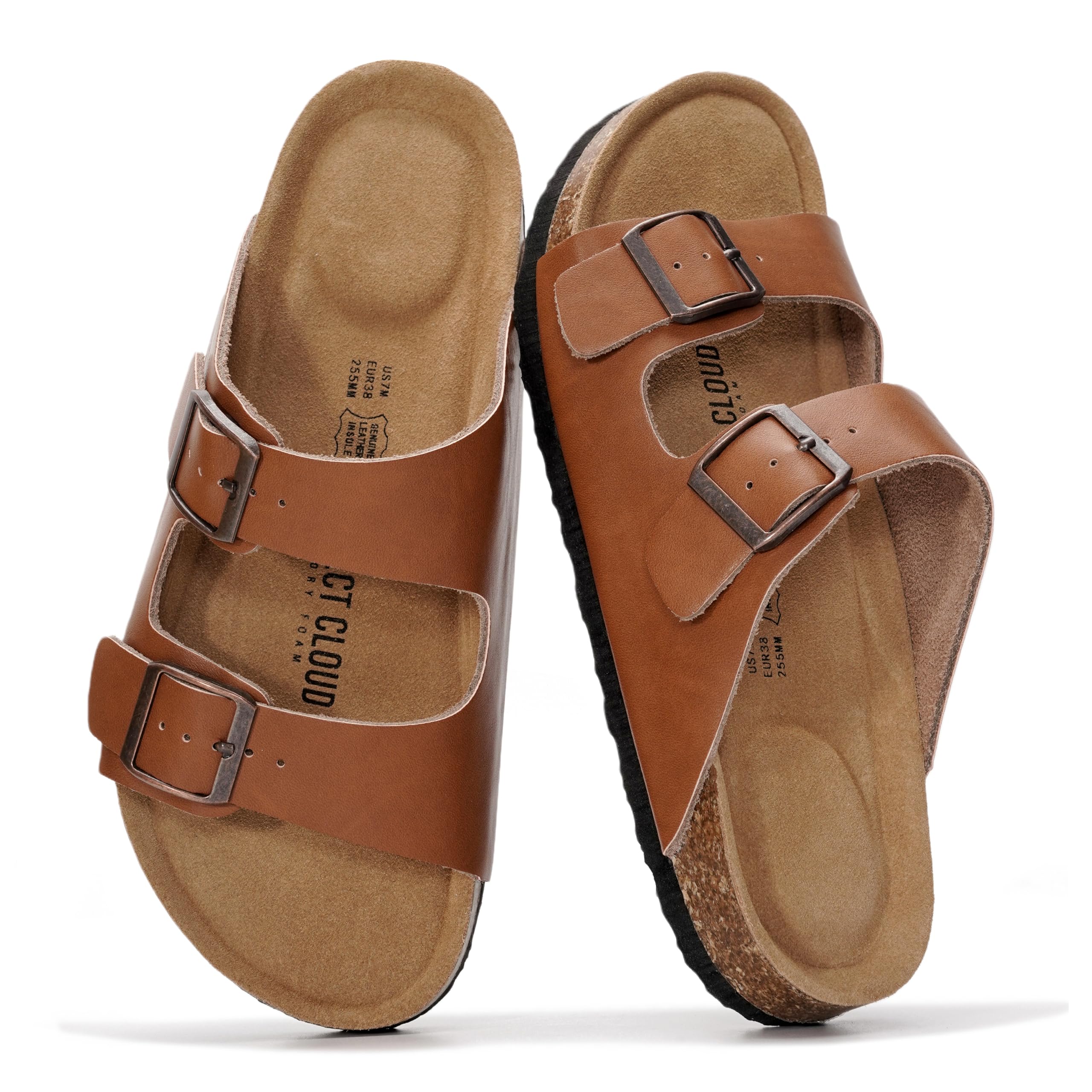 Project Cloud Women's | 100% Genuine Leather Womens Sandals | Memory Foam | Lightweight | Non-Slip - Venita