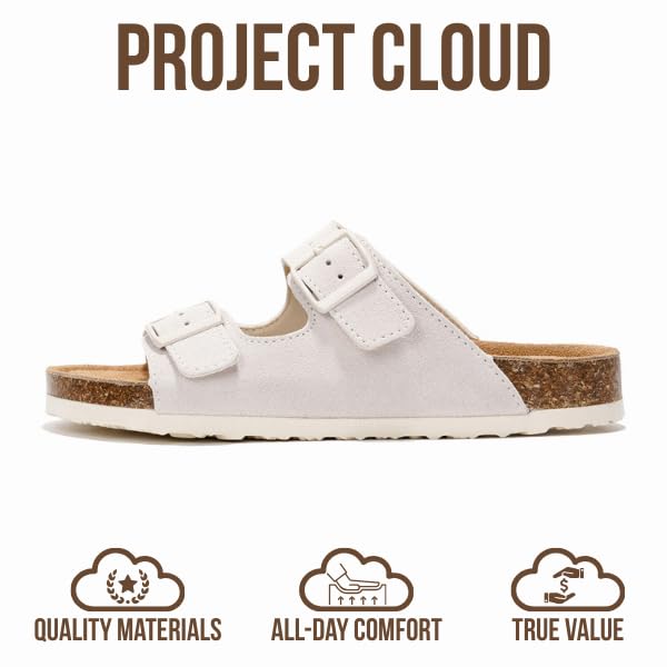 Project Cloud Women's | 100% Genuine Leather Womens Sandals | Memory Foam | Lightweight | Non-Slip - Venita