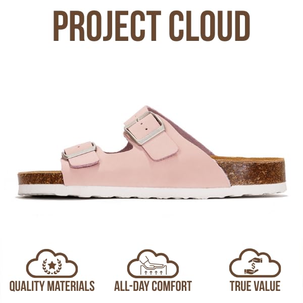 Project Cloud Women's | 100% Genuine Leather Womens Sandals | Memory Foam | Lightweight | Non-Slip - Venita