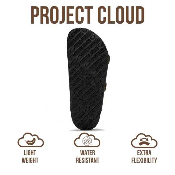 Project Cloud | "Venita" 100% Genuine Leather Womens Sandals | Memory Foam | Lightweight | Non-Slip