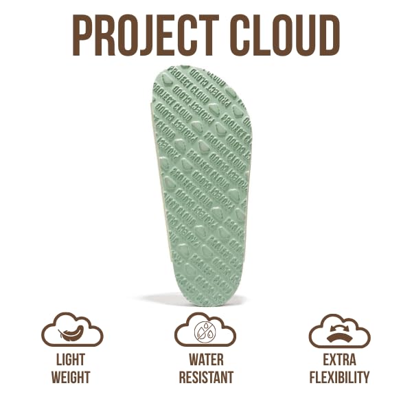 Project Cloud | "Venita" 100% Genuine Leather Womens Sandals | Memory Foam | Lightweight | Non-Slip