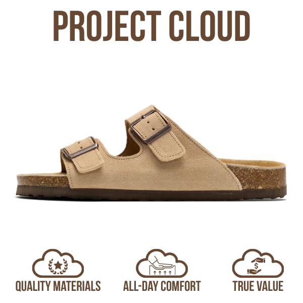 Project Cloud Women's | 100% Genuine Leather Womens Sandals | Memory Foam | Lightweight | Non-Slip - Venita