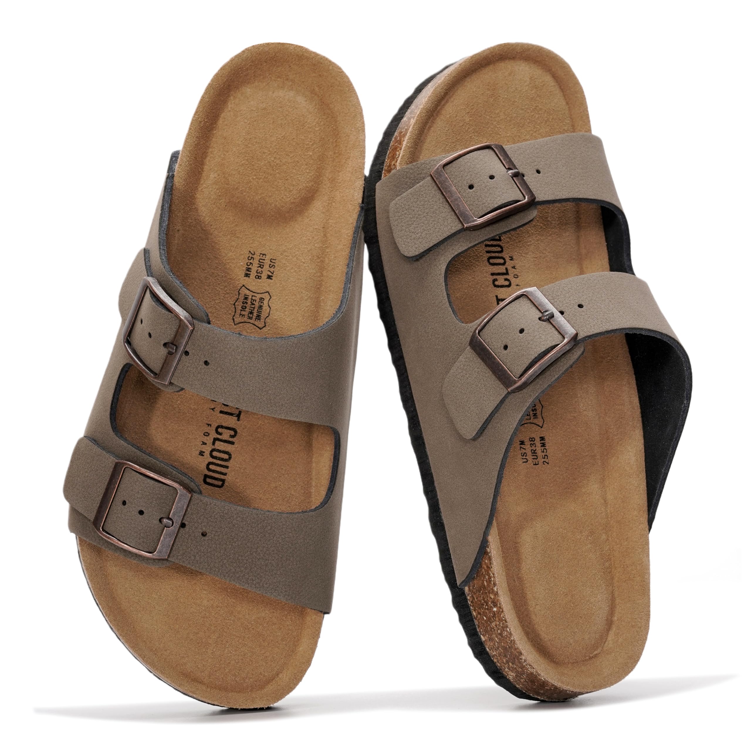 Project Cloud Women's | 100% Genuine Leather Womens Sandals | Memory Foam | Lightweight | Non-Slip - Venita