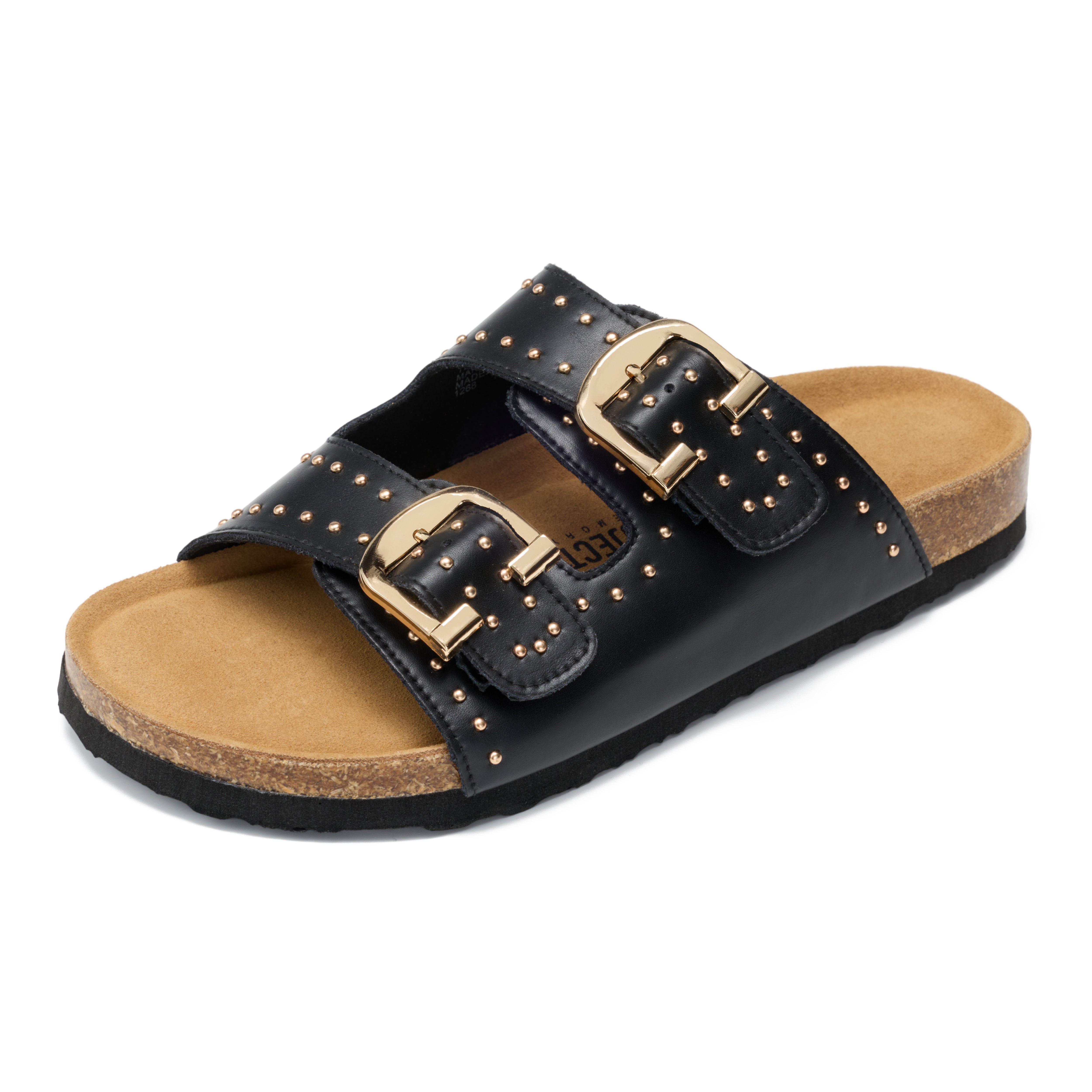 Project Cloud Women's | 100% Genuine Leather Womens Sandals | Memory Foam | Lightweight | Non-Slip - Venita Stud