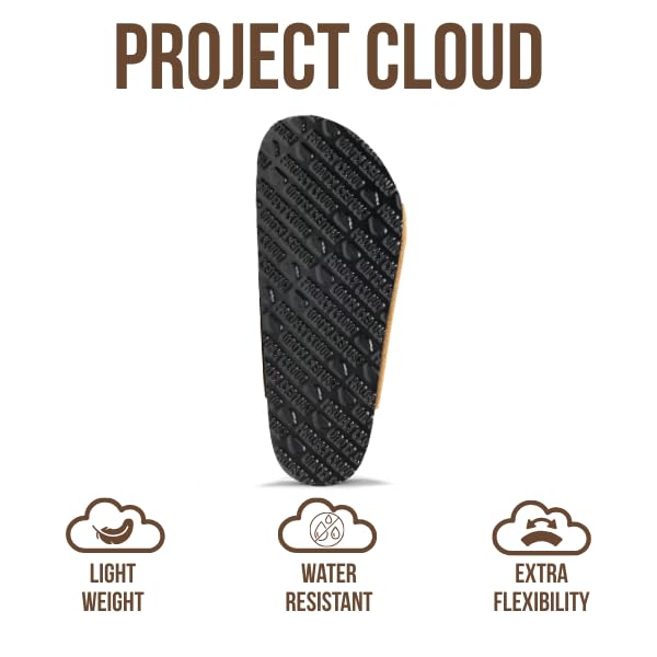 Project Cloud Women's | 100% Genuine Leather Womens Sandals | Memory Foam | Lightweight | Non-Slip - Venita Stud