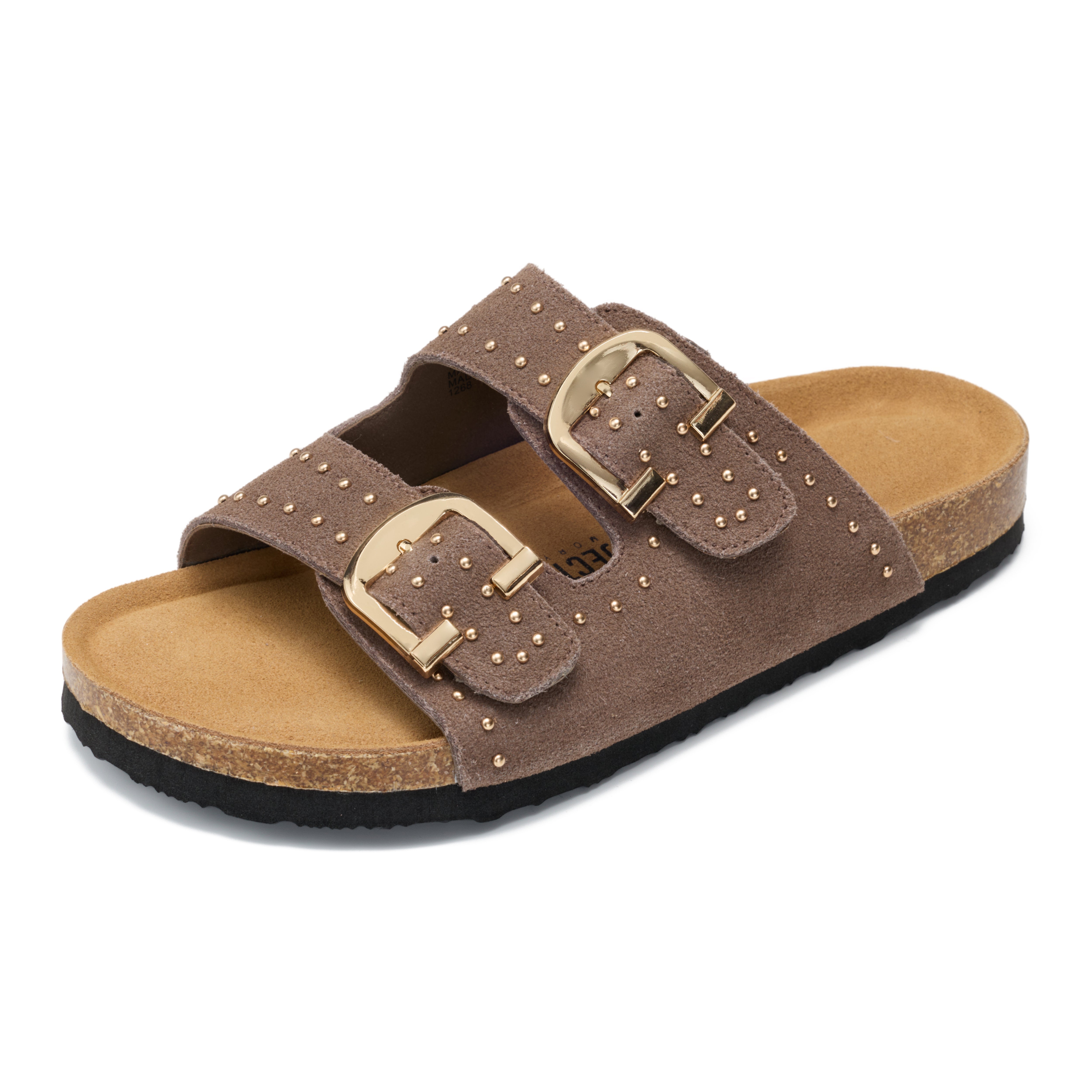 Project Cloud Women's | 100% Genuine Leather Womens Sandals | Memory Foam | Lightweight | Non-Slip - Venita Stud