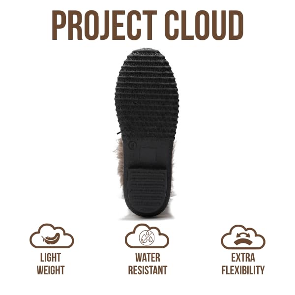 Project Cloud Women's | Genuine Leather Snow Boots | Memory Foam Insole | Non-Slip - Ventura