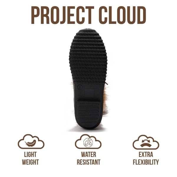 Project Cloud Women's | Genuine Leather Snow Boots | Memory Foam Insole | Non-Slip - Ventura