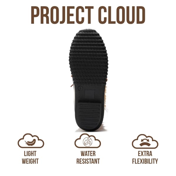 Project Cloud Women's | Genuine Leather Snow Boots | Memory Foam Insole | Non-Slip - Ventura