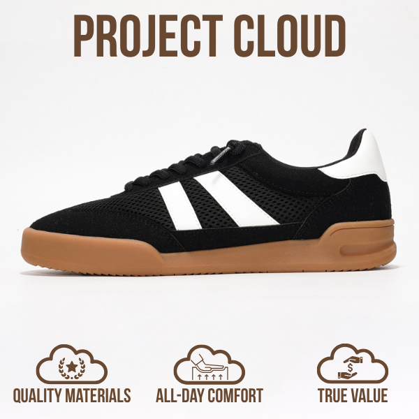 Project Cloud | "Verdict" Casual Sneakers for Women | Memory Foam Insole | Lightweight | Non-Slip