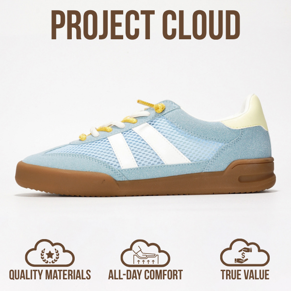 Project Cloud | "Verdict" Casual Sneakers for Women | Memory Foam Insole | Lightweight | Non-Slip
