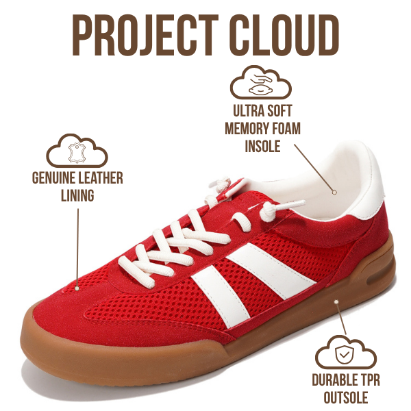 Project Cloud | "Verdict" Casual Sneakers for Women | Memory Foam Insole | Lightweight | Non-Slip
