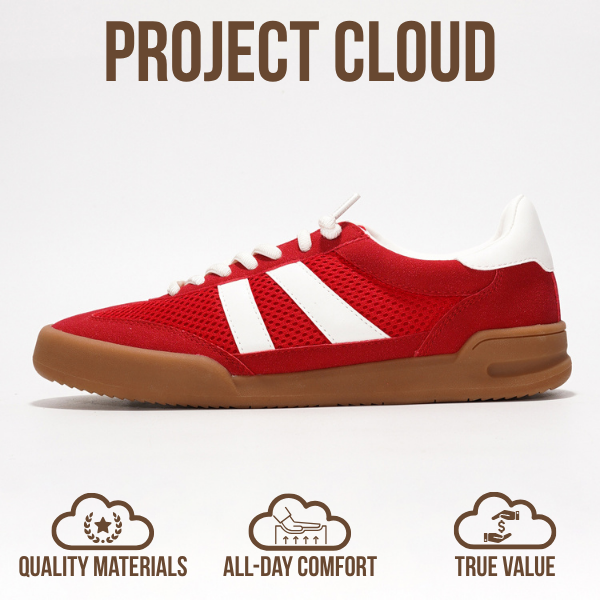 Project Cloud | "Verdict" Casual Sneakers for Women | Memory Foam Insole | Lightweight | Non-Slip