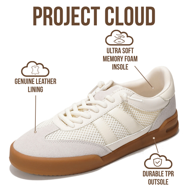 Project Cloud | "Verdict" Casual Sneakers for Women | Memory Foam Insole | Lightweight | Non-Slip