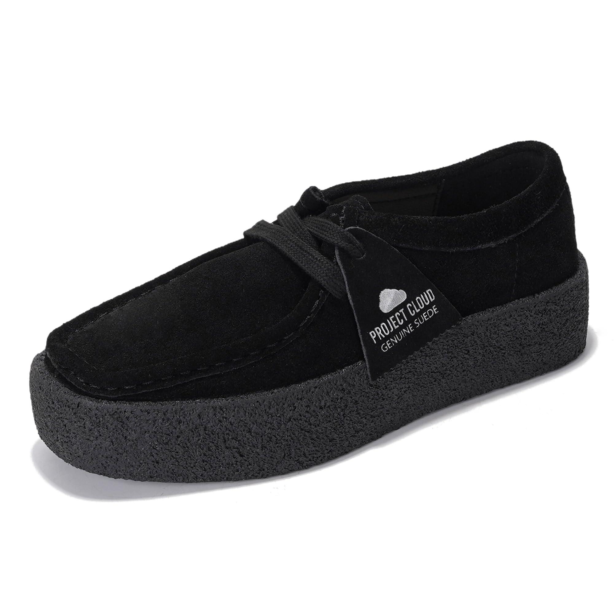 Project Cloud | "Wally Chunky" Stylish Oxford Shoes for Women | Genuine Leather | Memory Foam | Lightweight | Non-Slip
