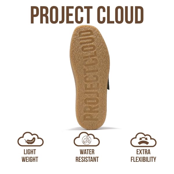 Project Cloud | "Wally Chunky" Stylish Oxford Shoes for Women | Genuine Leather | Memory Foam | Lightweight | Non-Slip