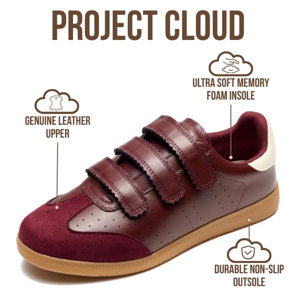 Project Cloud Women's | Eco-Leather Trendy Sneakers | Memory Foam Insole | Lightweight | Non-Slip - Ysabelle - Project Cloud - Sneakers -Shop Project Cloud premium footwear Now!