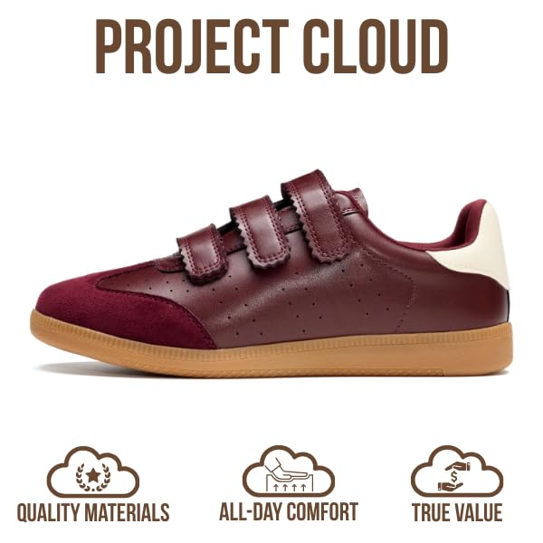 Project Cloud Women's | Eco-Leather Trendy Sneakers | Memory Foam Insole | Lightweight | Non-Slip - Ysabelle - Project Cloud - Sneakers -Shop Project Cloud premium footwear Now!