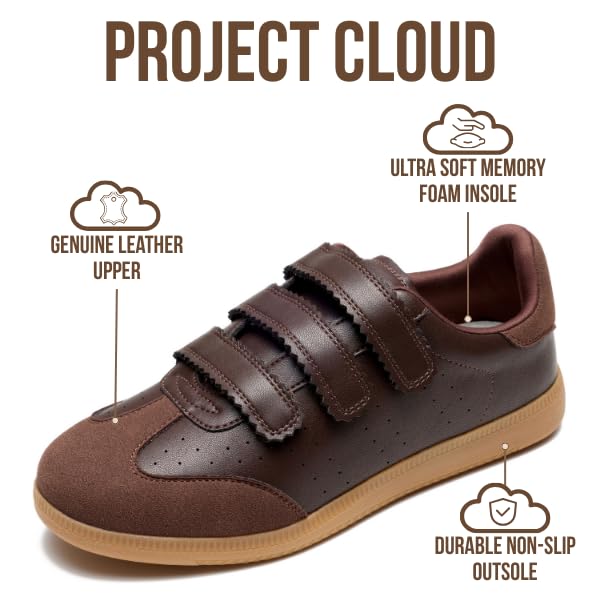 Project Cloud Women's | Eco-Leather Trendy Sneakers | Memory Foam Insole | Lightweight | Non-Slip - Ysabelle - Project Cloud - Sneakers -Shop Project Cloud premium footwear Now!
