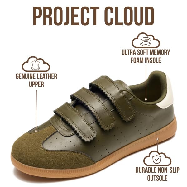 Project Cloud Women's | Eco-Leather Trendy Sneakers | Memory Foam Insole | Lightweight | Non-Slip - Ysabelle - Project Cloud - Sneakers -Shop Project Cloud premium footwear Now!