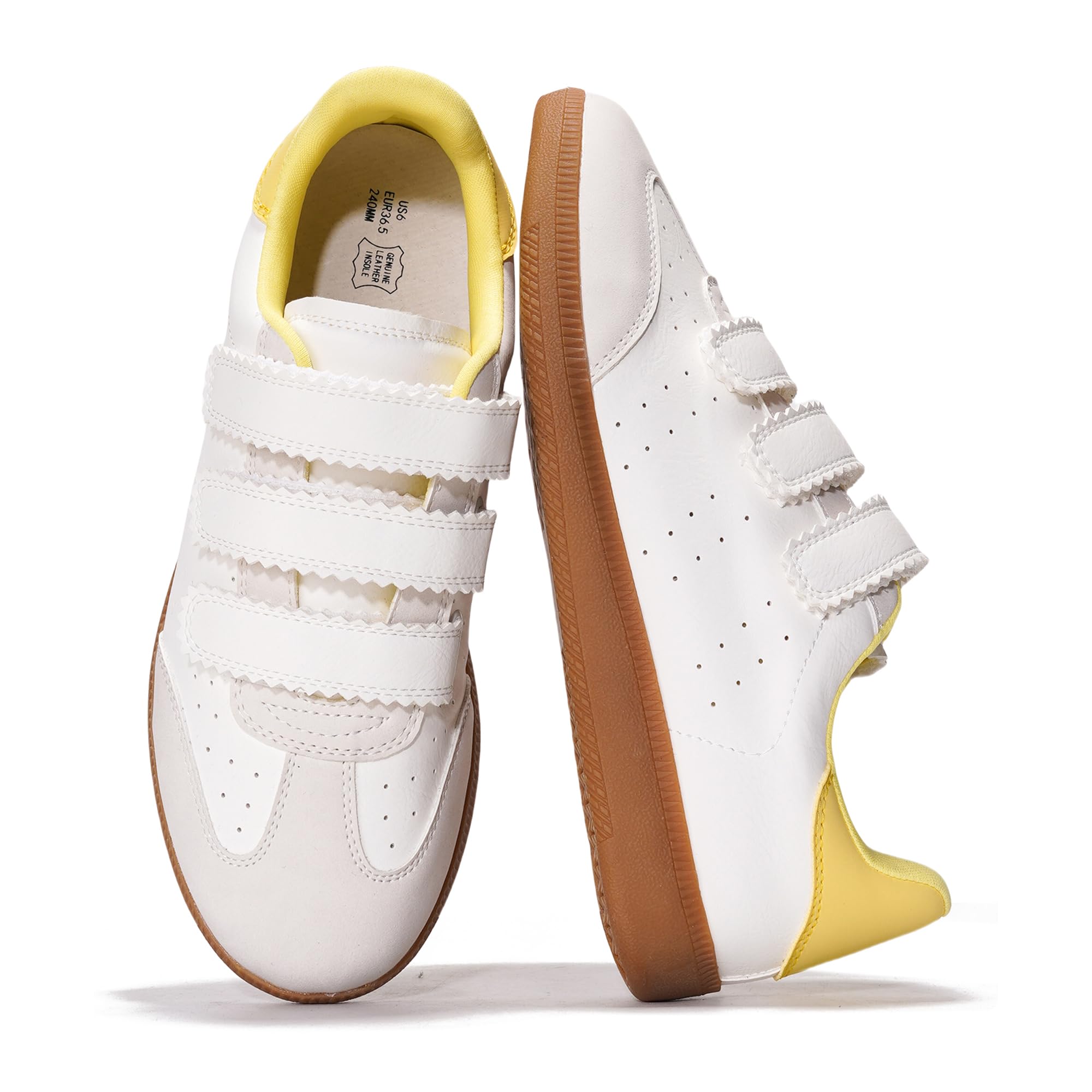Project Cloud | "Ysabelle" Vegan Leather Women's Trendy Sneakers  - Memory Foam Technology | Lightweight | Anti-Slip