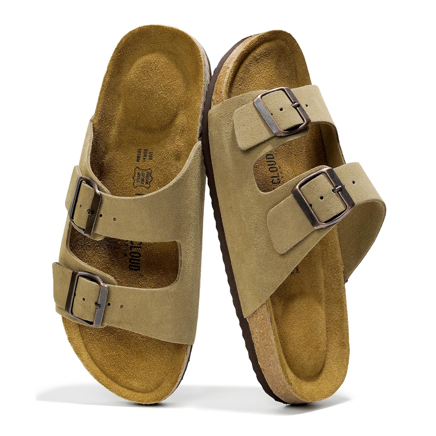 Birkenstock Men\'s Olive Brown Two-Strap Adjustable Sandal Men main image 2