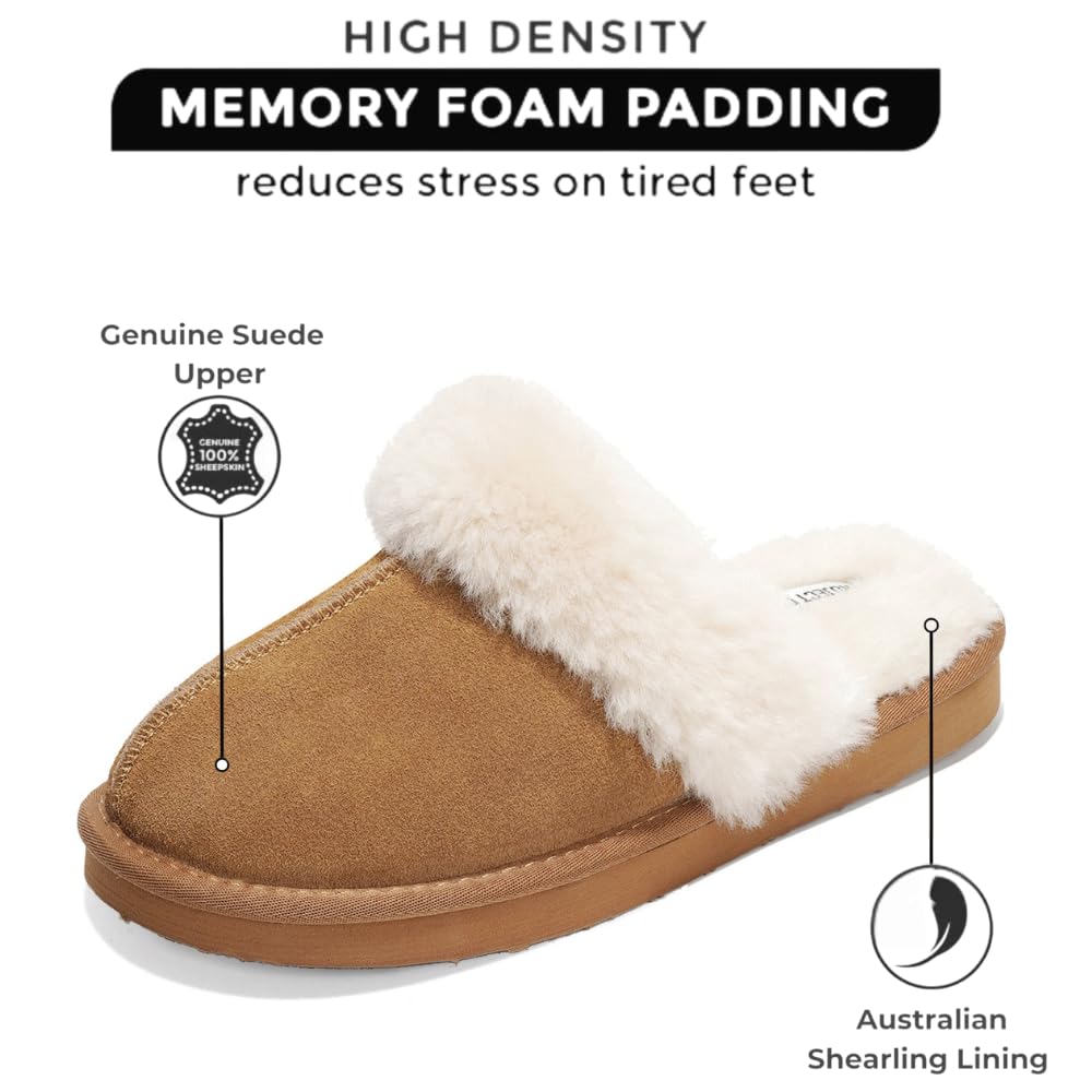 【日本入手困難】Suede and shearling slippers Project Cloud Shearling Slippers for Women - Genuine Suede