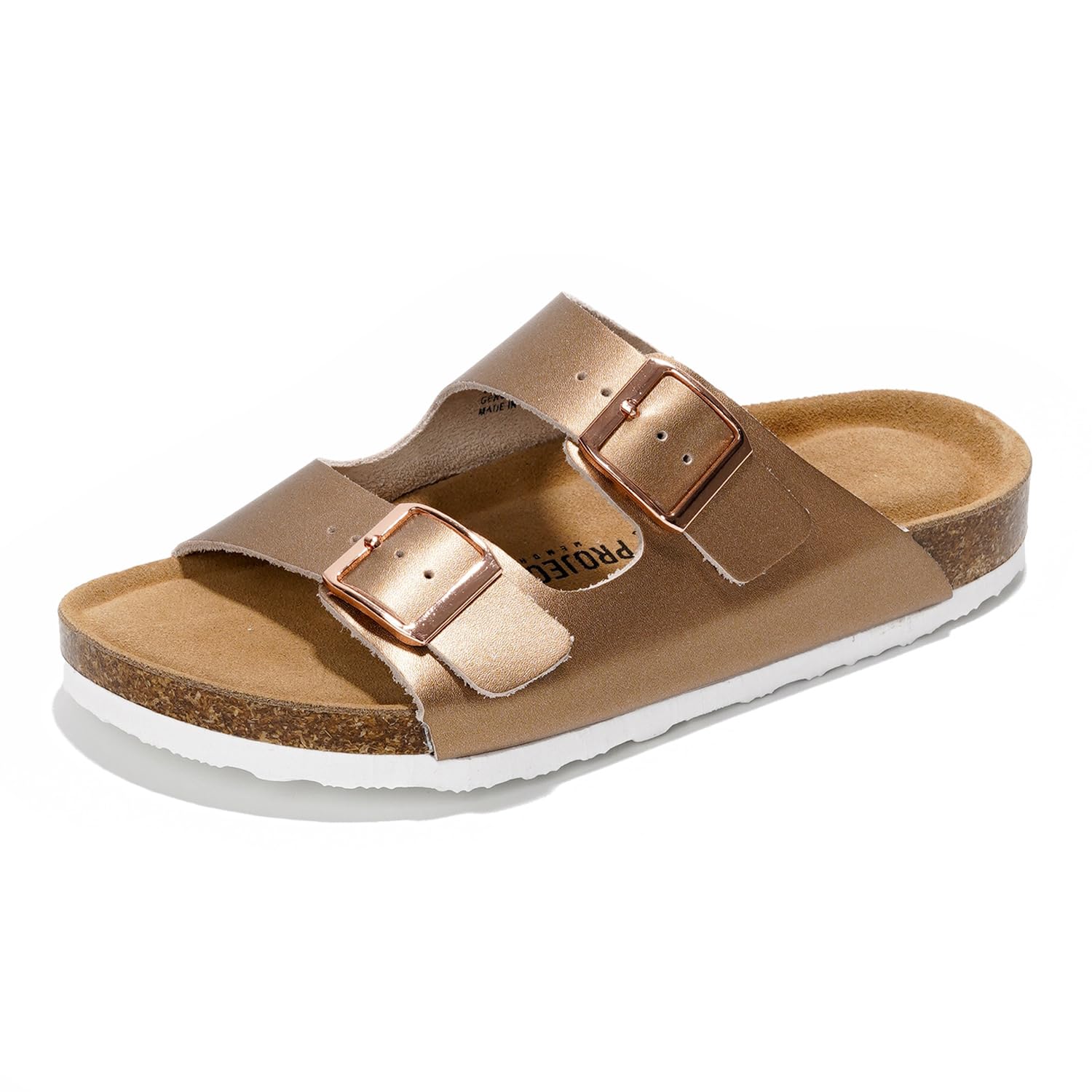 Project Cloud | "Venita" 100% Genuine Leather Sandal- ProjectPlush™ Memory Foam Technology