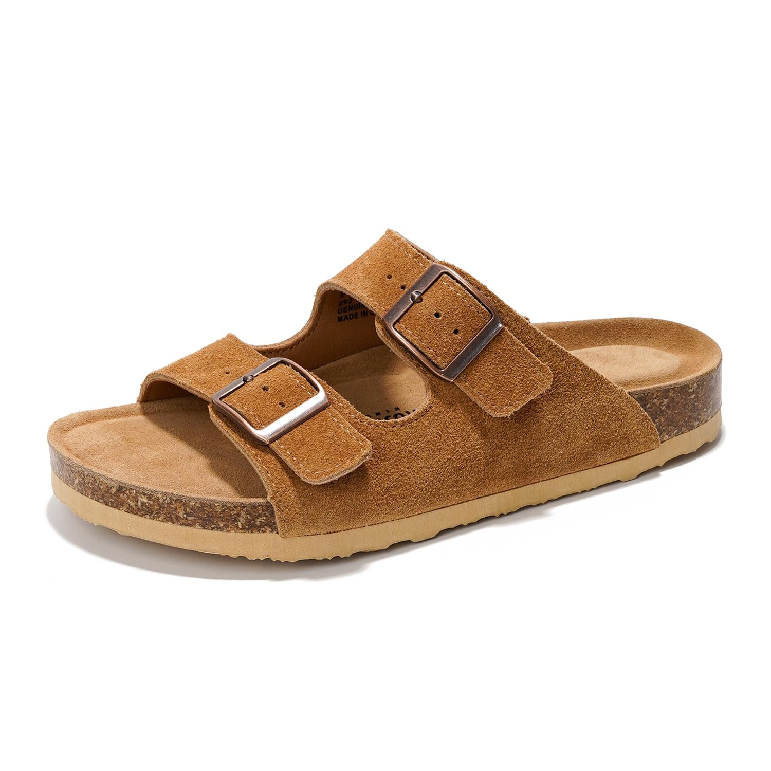 Project Cloud | "Venita" 100% Genuine Leather Sandal- ProjectPlush™ Memory Foam Technology