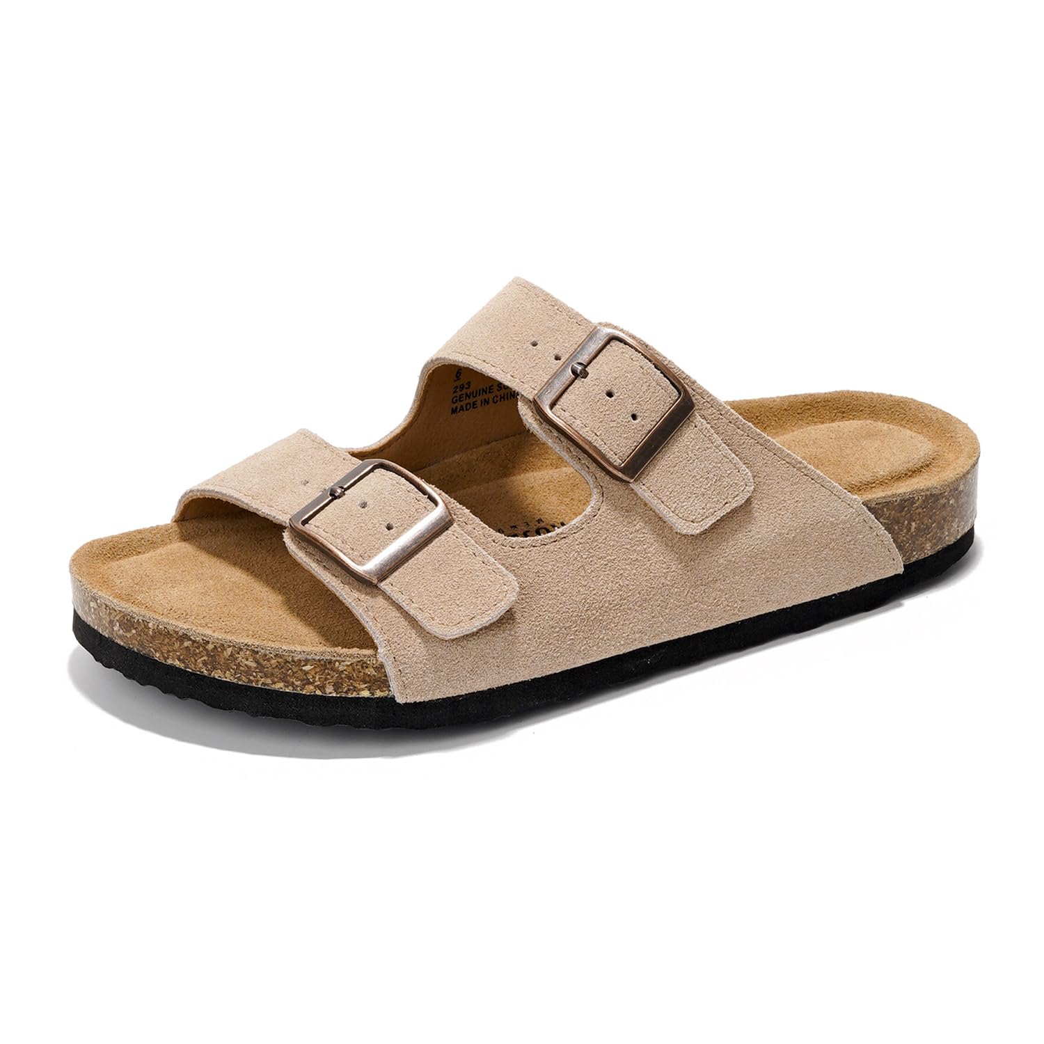 Project Cloud | "Venita" 100% Genuine Leather Sandal- ProjectPlush™ Memory Foam Technology